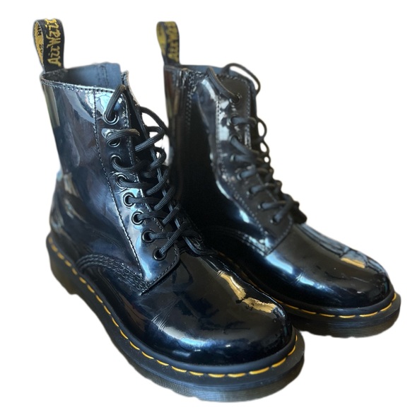 1460 PASCAL SIDE ZIP PATENT LEATHER Ladies UK 5 / US 7 - Picture 2 of 10